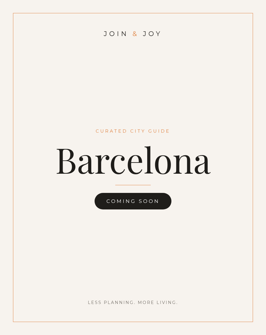 Barcelona guide — coming soon